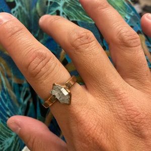 One-Of-A-Kind Quartz Crystal Ring